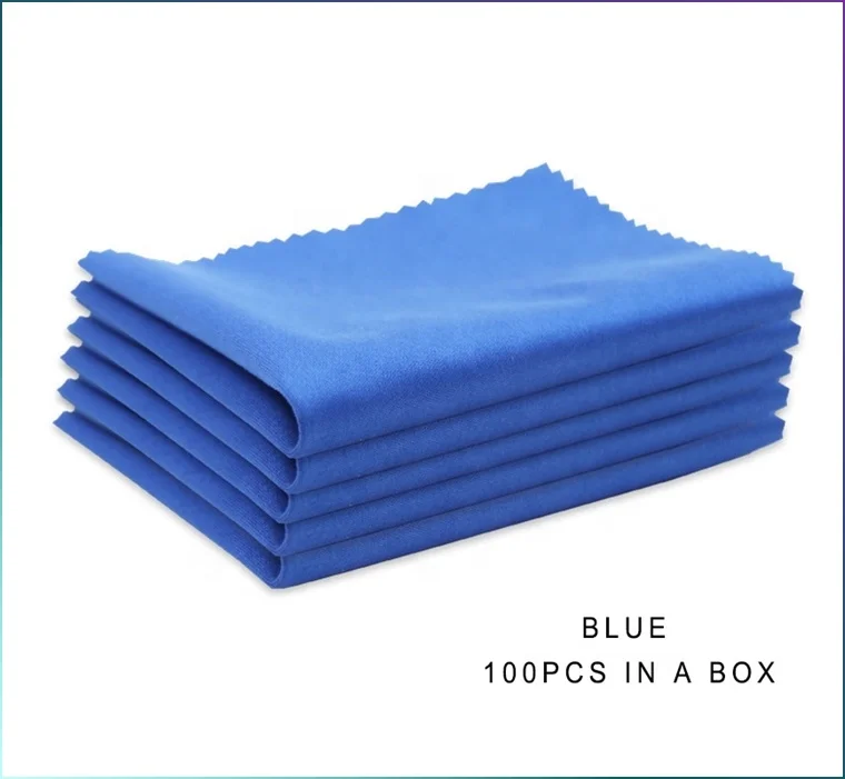 Высококачественная черно-белая салфетка для очков из микрофибры с зубчатыми краями Линзы 15*15 230