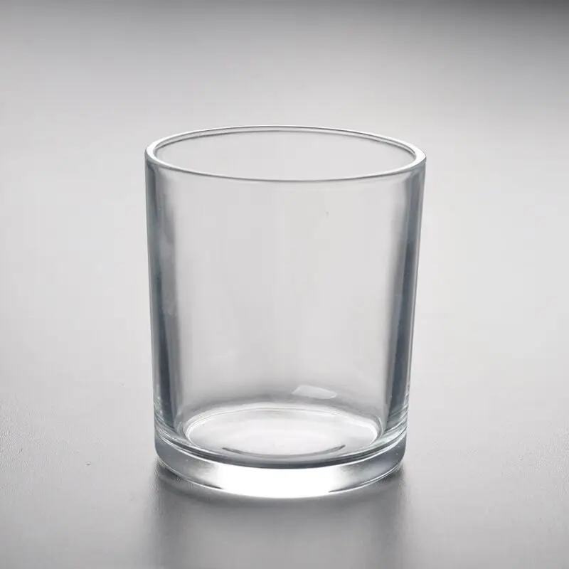 Super Quality Custom Width Transparent Clear Glass Candle Jars Cylinder Stand for Home Decoration