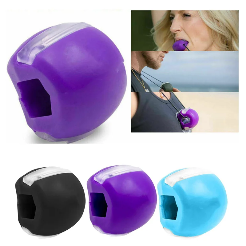 Fitness Ball Jaw Training Device Muscle Chewing Device Face/Neck Exercise Ball 