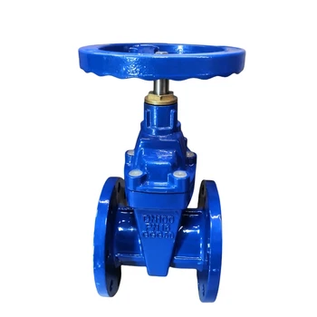 Low Price China Manufacturer Industrial Valve Cast Iron Ductile Iron Rubber Seal Flange Gate Valve