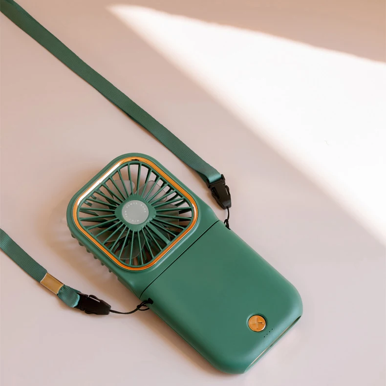 Мини-вентилятор складной с внешним аккумулятором на 3000 мА ·