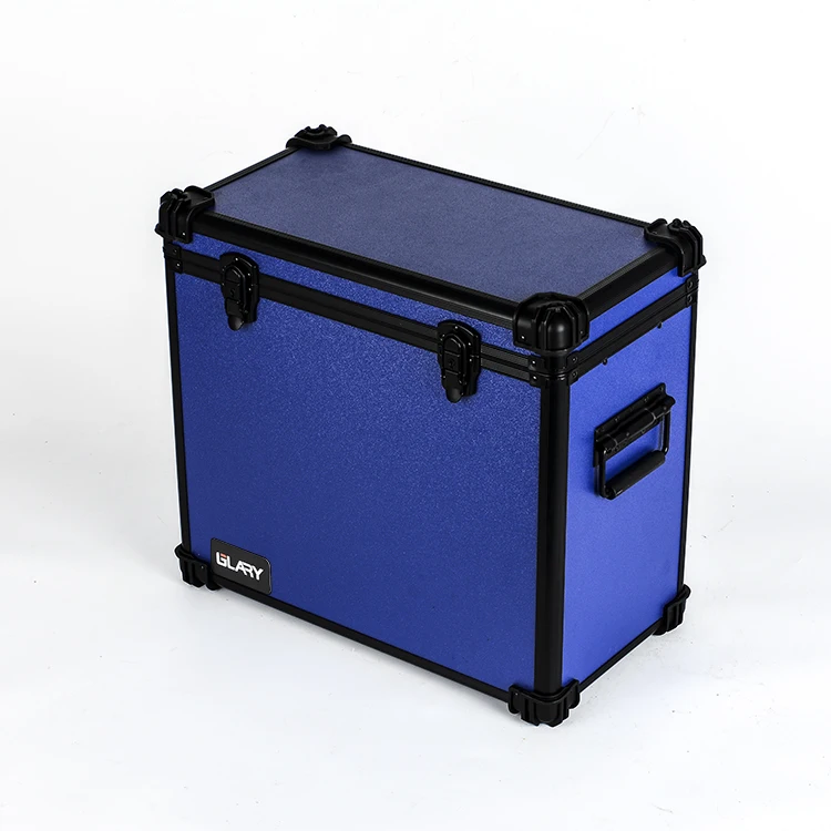 GLARY Stackable Tool case Box With Wheels Shockproof Aluminium Tool ...