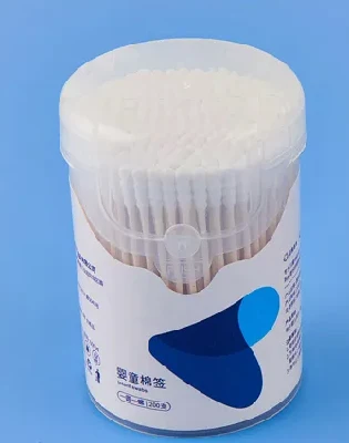 Бамбуковые впитывающие ватные палочки для чистки ушей