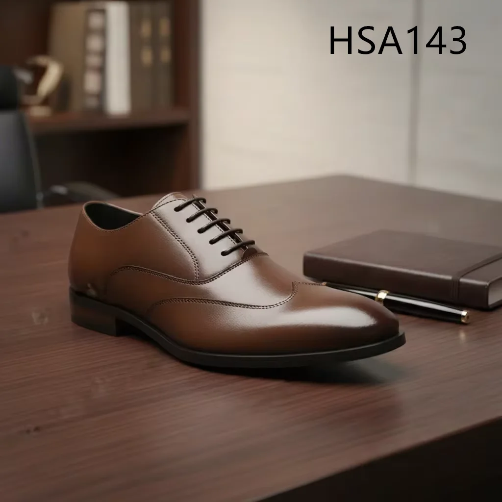 LXG,party-wear Italian Style Wingtip Design Pointed Toe Office Shoes Traditional Detailing Refined Look Banquet Shoes HSA143