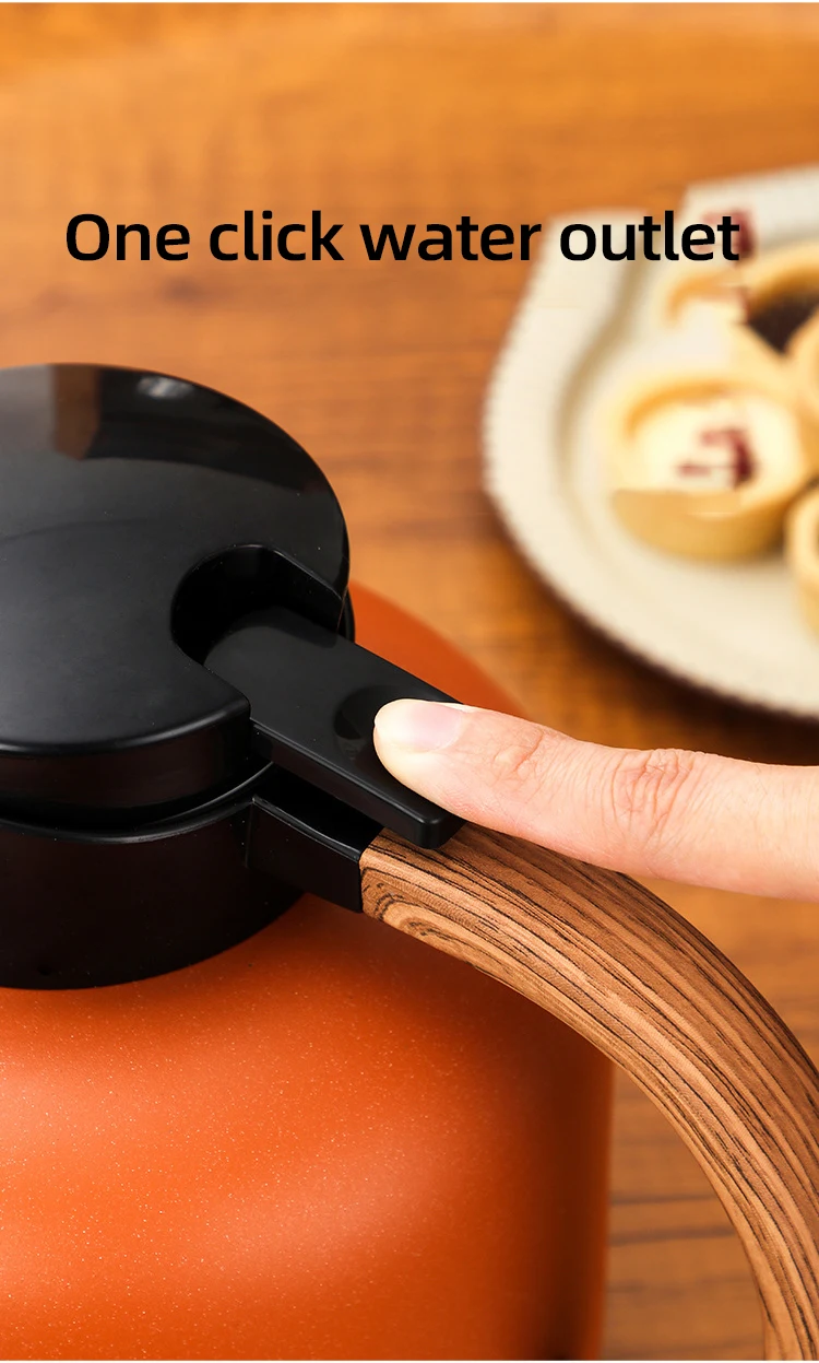 Fashion Modern Home Stainless Steel 304 Multi Color 2000 ml Portable Car Vaccum Keep Hot Cold Teapot Water Coffee Kettle Pot Set