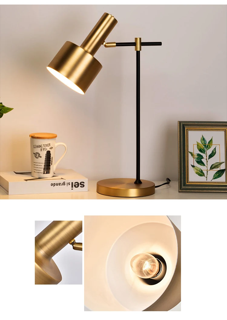 Modern New Design Simple Study Table Lamp Led Eye Protection Bedroom