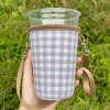 Vichy Check with Strap (22-24oz Medium)