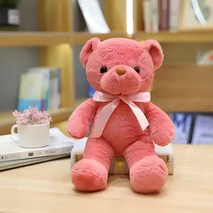 Shengye Toy Manufacturer Custom High Quality Mini Teddy Bear Cute Soft Small Tie Bow T-shirt Doll Plush Bears Stuffed Animal Toy