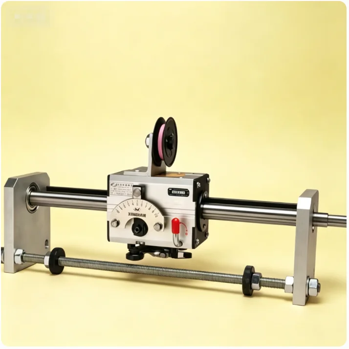 Linear traverse Drives AC220V/50HZ Aluminum Alloy Bridge Nose All Kinds Wires Cables Winding Rolling Ring Traverse Drive Machine