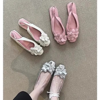 French Retro Elegant Bow Shoes