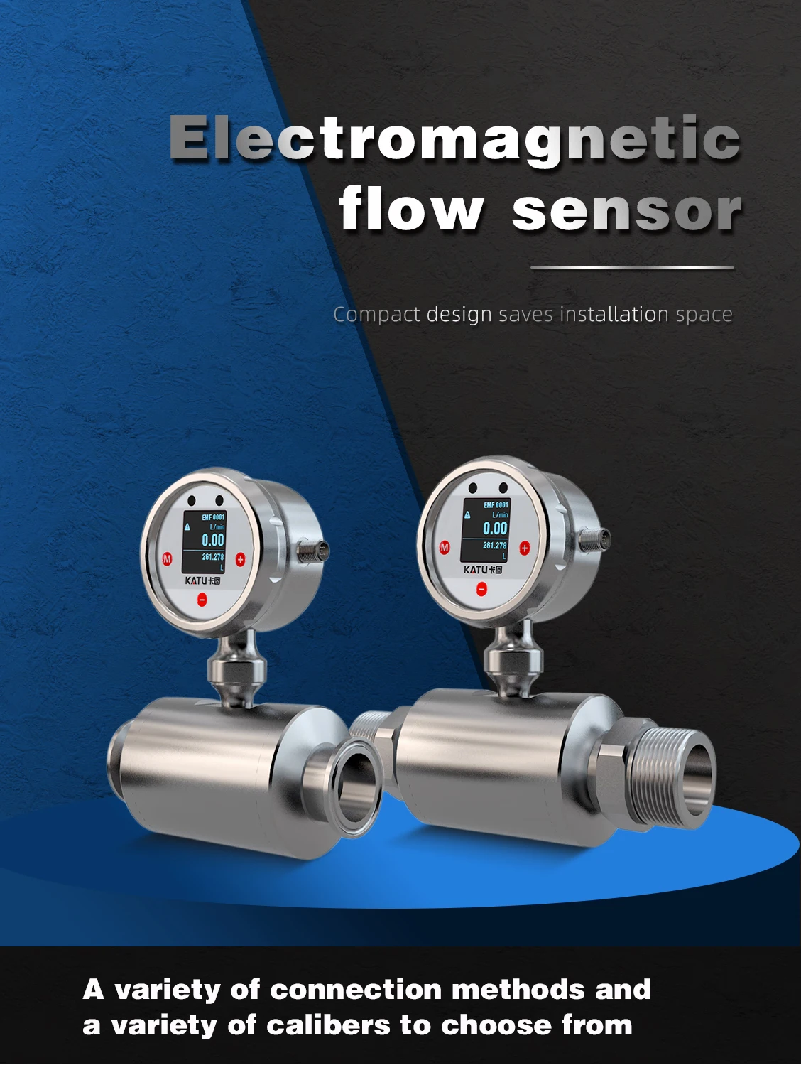 RS485 Water Digital Flow Meter Electromagnetic Flowmeter FM260| Alibaba.com