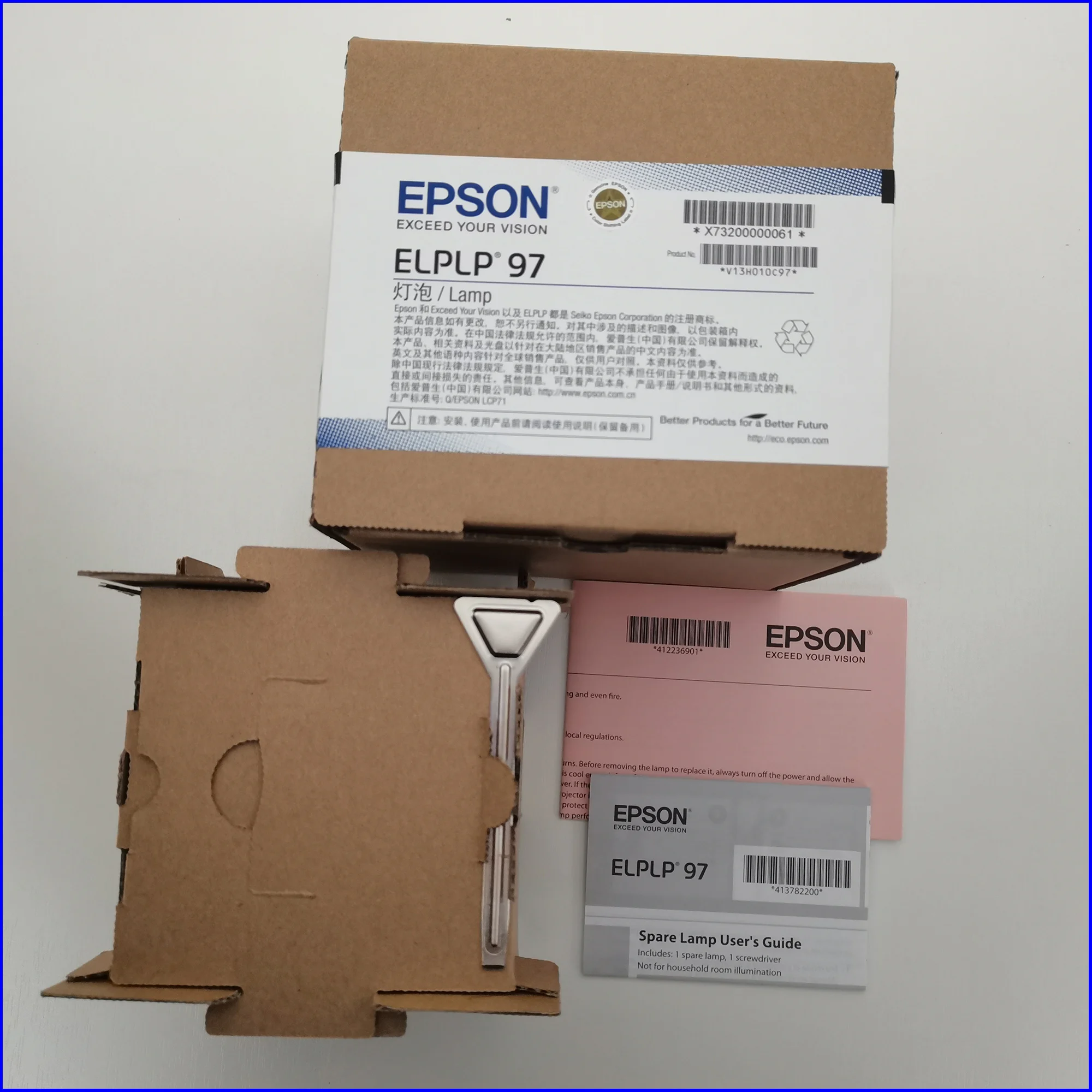 OEM Original ELPLP97 Mercury Lamp Module for Epson Powerlite Home Cinema U50 880 2250 2200 VS260 Pro EX9240 EX3280 Projector