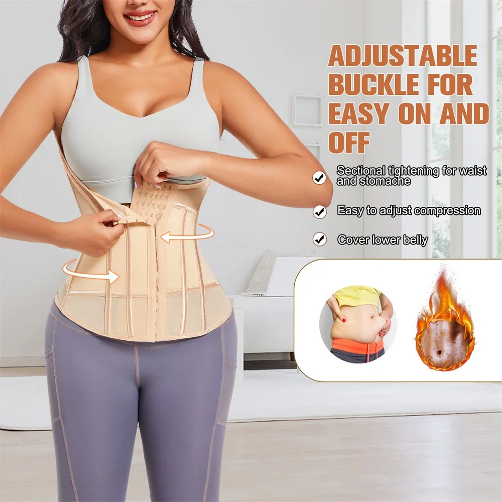 Wholesale Women Tummy Control Waist Wrap Corset Shapewear Belt Full Body Waist Trainer Shaper factory