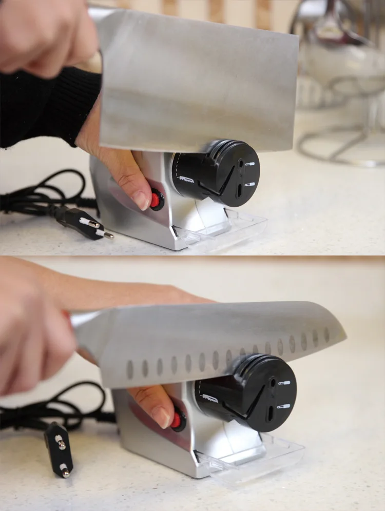 Multifunction Kitchen Electric Knife Sharpening Machine Quick Grinder Swifty Sharp 2 in 1 Electric/Manual Knife Sharpener