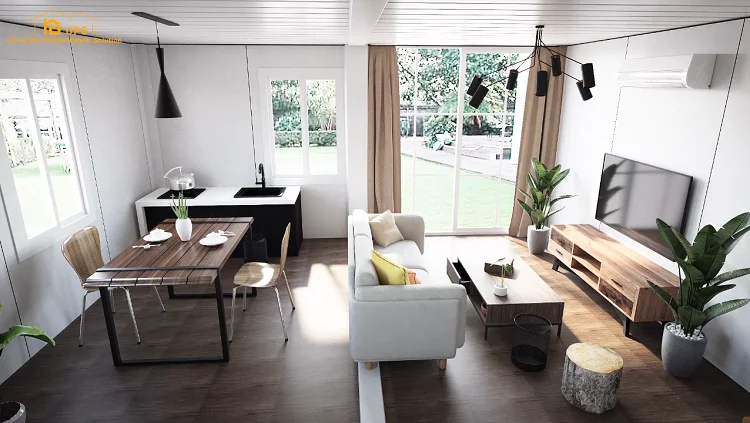 UPS 2025 Econel Modular 20ft Prefabricated Container for Cafe Store Coffee Shop for Bedroom Mall Use Customizable in Philippines