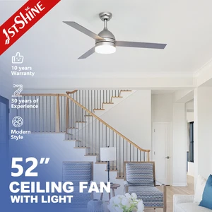 1stshine Ceiling Fan ODM 52 Inches Decorative High Speed Ceiling Fan with Light and Remote Control