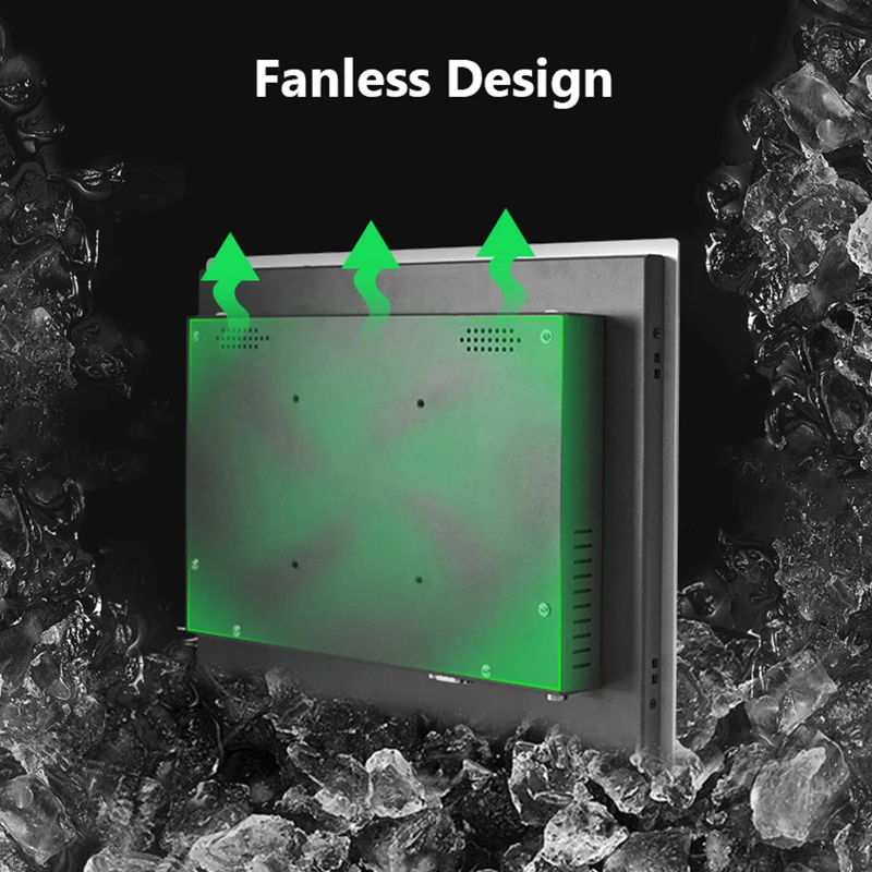 10 дюймов сенсорный экран все в одном ПК IP65 ЖК промышленный ПК RS485 RS232 промышленная сенсорная экранная панель ПК