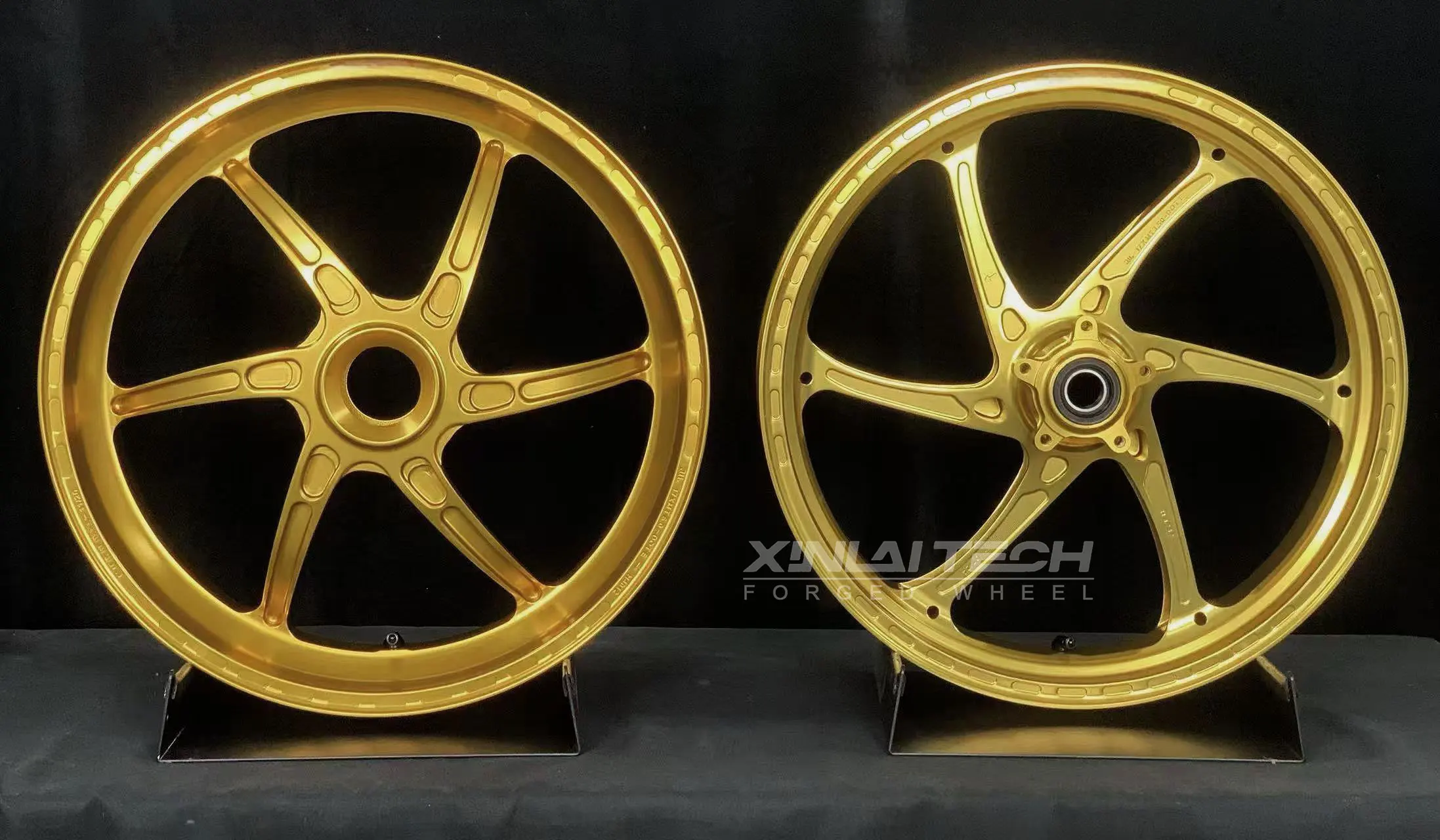 Custom Forged Motorcycle Wheels for Ducati Multistrada V4 17 Inch Forged Aluminum Rims Anodized Finish Custom Motorbike Rims - Image 3