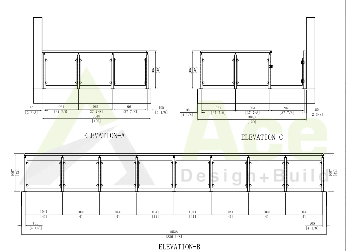 Customized Stainless Steel Railing Glass Railings for Balcony Glass ...