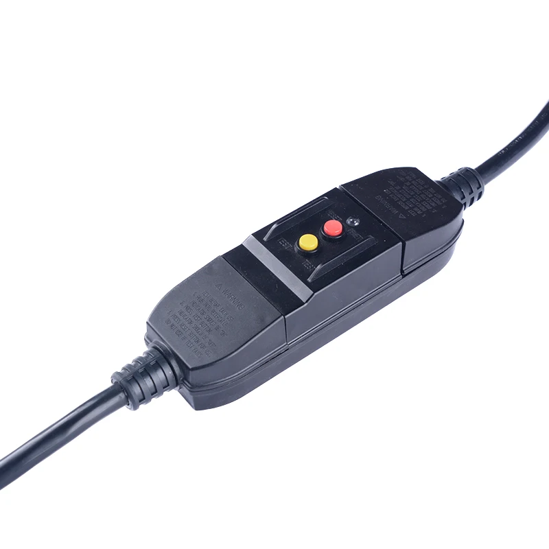 15 Amp Auto Reset 3 Pin 5-15P UL&CUL Plugs Gfci Cable In-line Portable GFCI Extension Cord Power Cord GFCI Plug