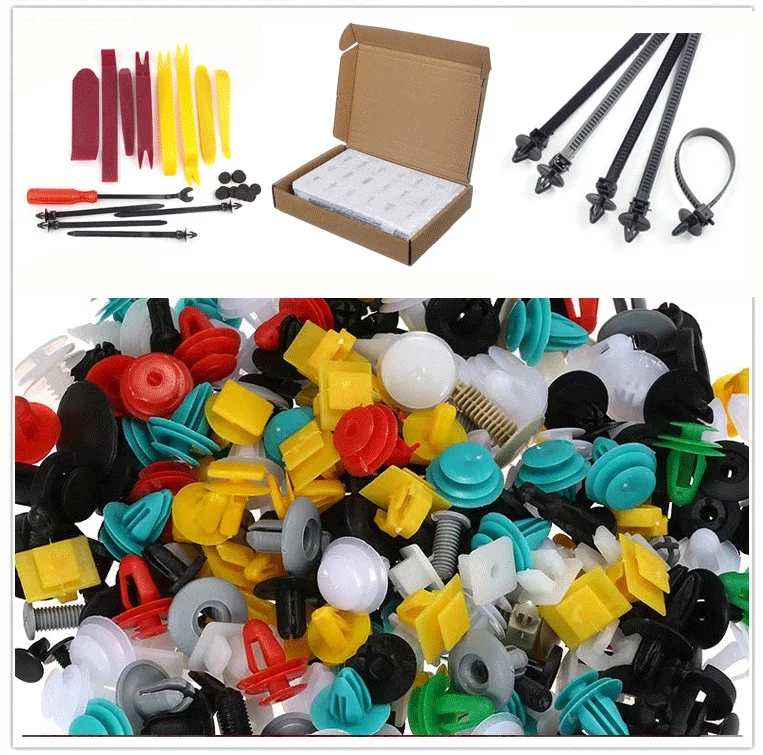 ZX 630-Piece Set Auto Clips & Fasteners for Car Repair