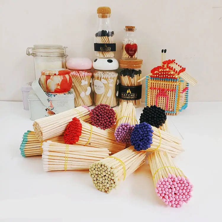 Wood Matches in Bulk Colored Matchstick Bulk Matches Sticks for Sale Matches for Candles Colored Matchsticks