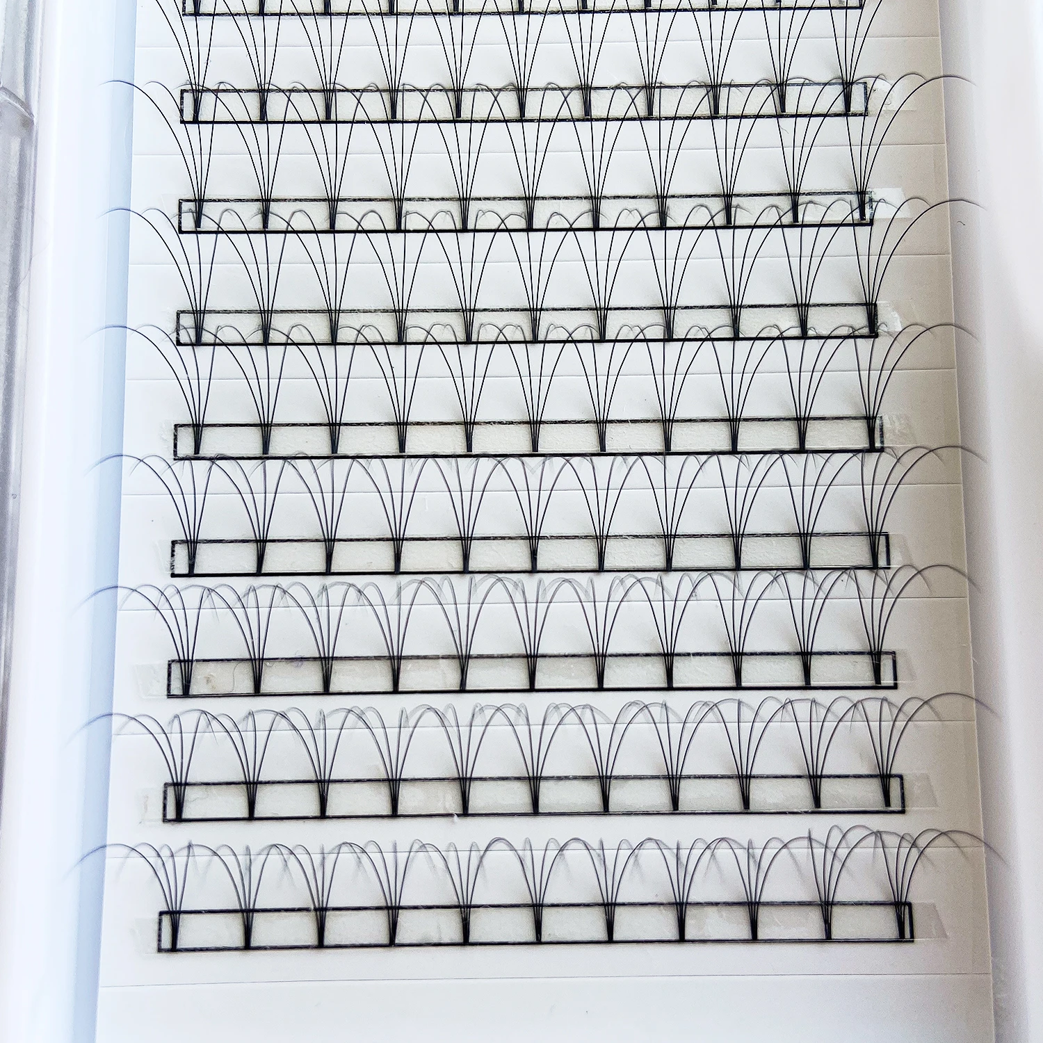 Частная торговая марка наращивание ресниц термоклейкие 4d 5d шелковые объемные