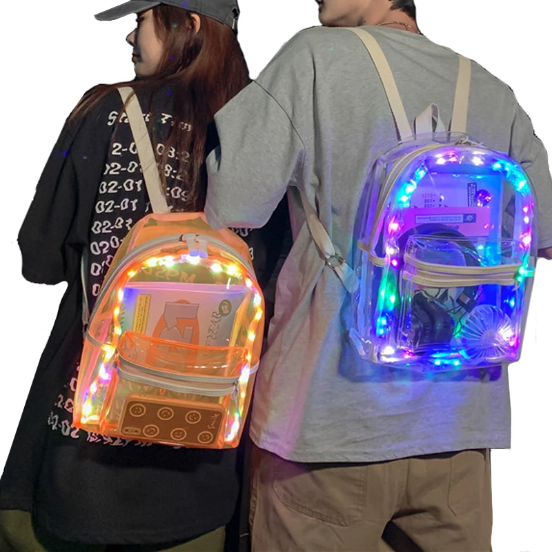 LED Light Up Bag - Clear