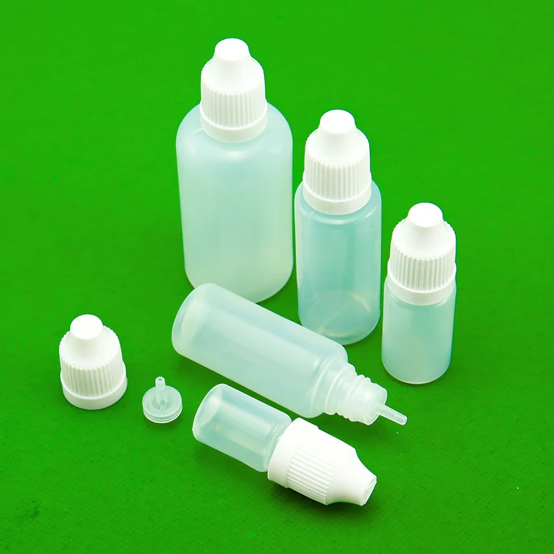 5ml 8ml 10ml 15ml 20ml 30ml LDPE New Eye Drops Packaging Container Plastic dropper cap Bottle for eye drop