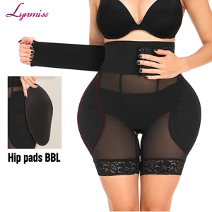 High Compression Shaper Shorts Hip Enhancer Shapewear High Waist Postpartum Tummy Tuck Pant BBL Hip Padding Shapewear