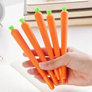 Cute Cartoon Realistic Vegetable Neutral Pens: Creative Fresh & Minimalist Writing Tools for Students