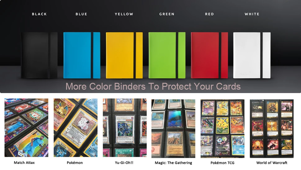 Wholesale 4 9 12 Pocket Leather Mtg Tcg Yugio Trading Top Loader Premium Toploader Card Storage