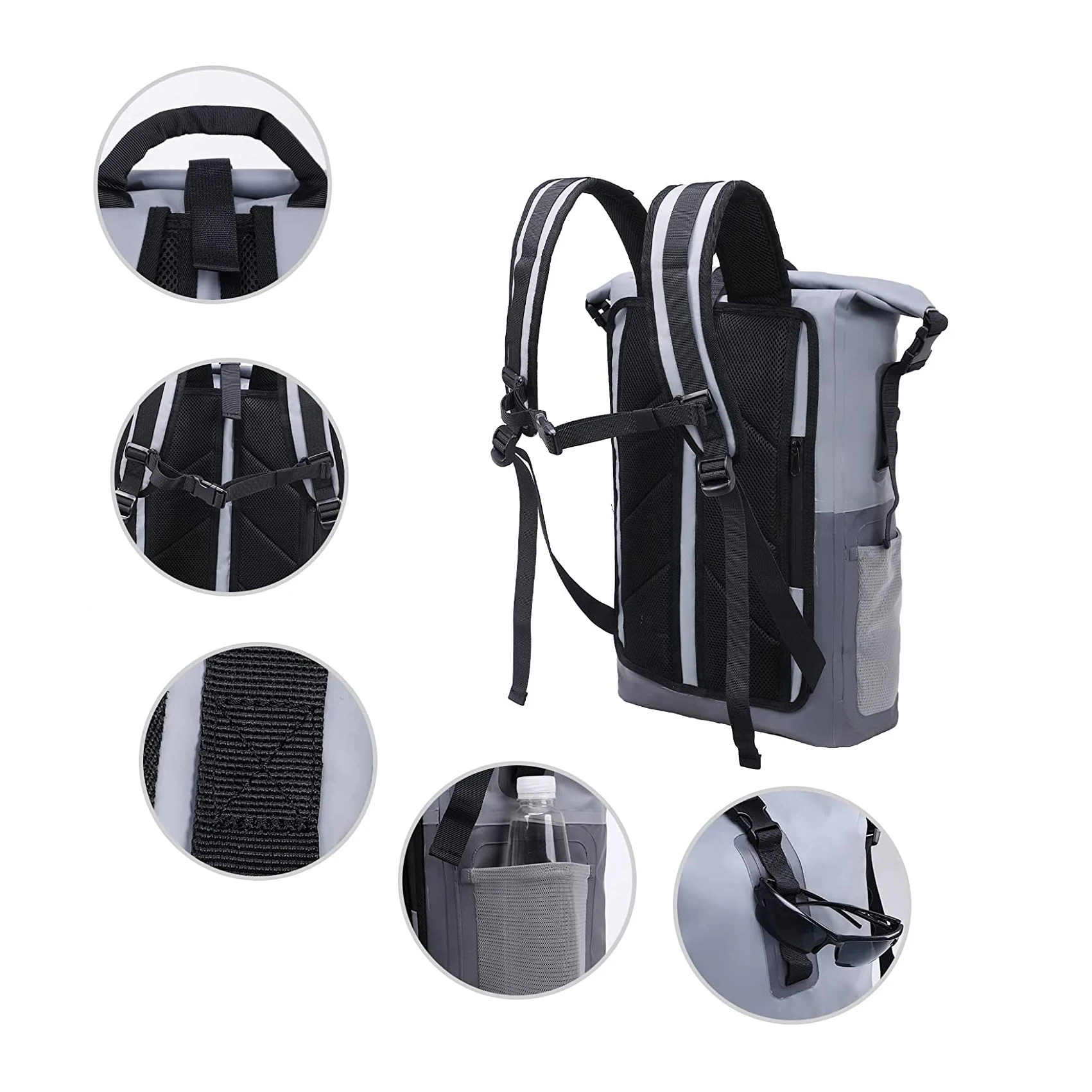 Waterproof Pvc Drybag Backpack Roll Top Bag Backpack Dry Bag For Hiking