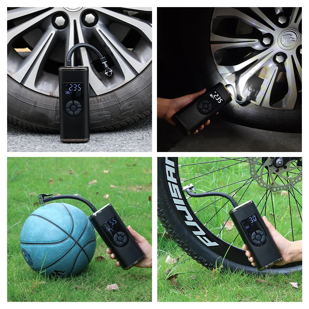 Portable Mini Electric Tire Inflator - Universal Fitment