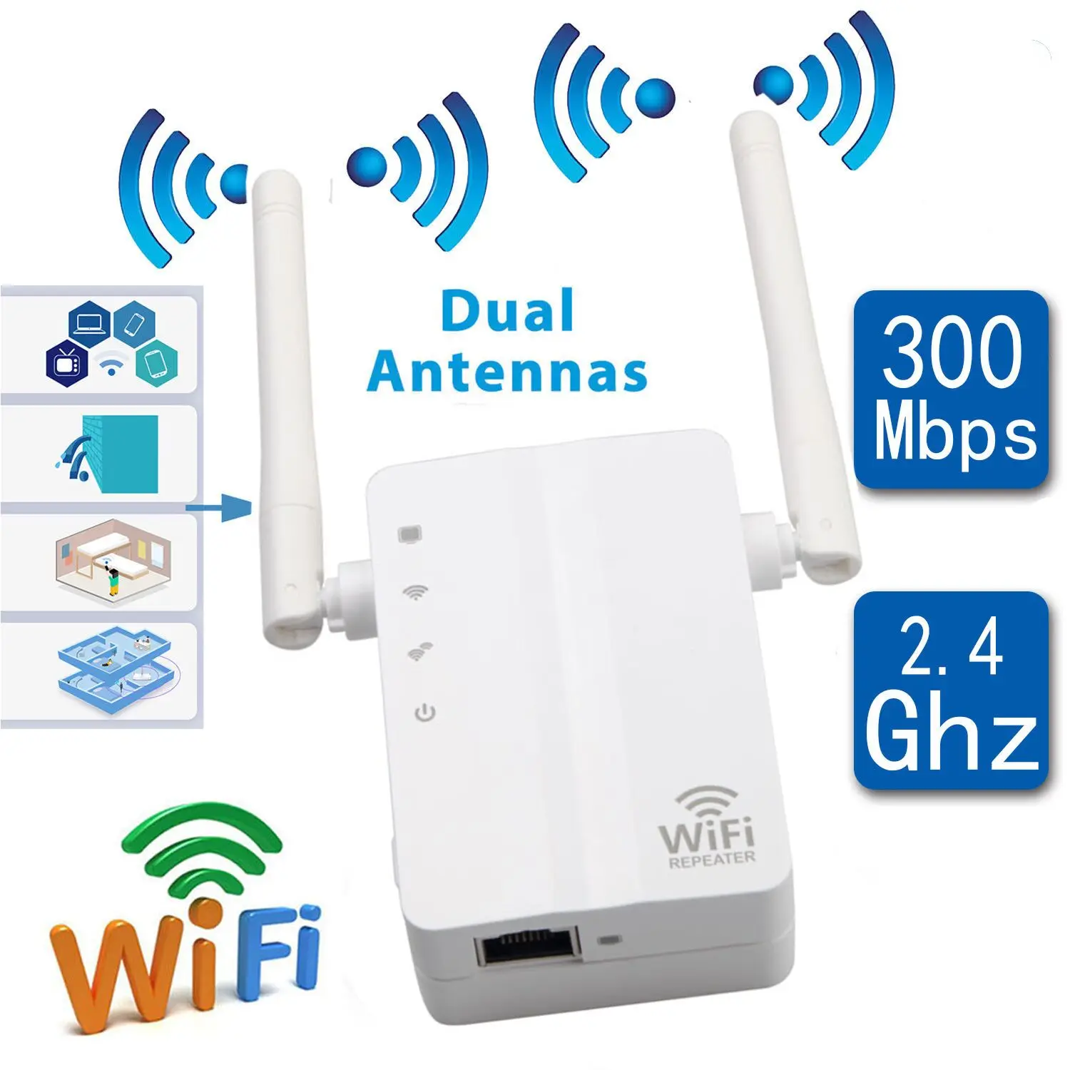Tenda AP Wifi Booster 300mbps Signal Amplifier