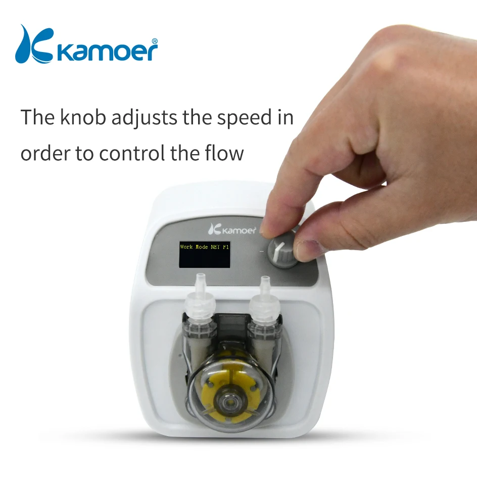Kamoer KXP100 100ml/min Adjustable Low Flow Rate 24V WiFi Remote Control Mini Lab Peristaltic Dosing Pump