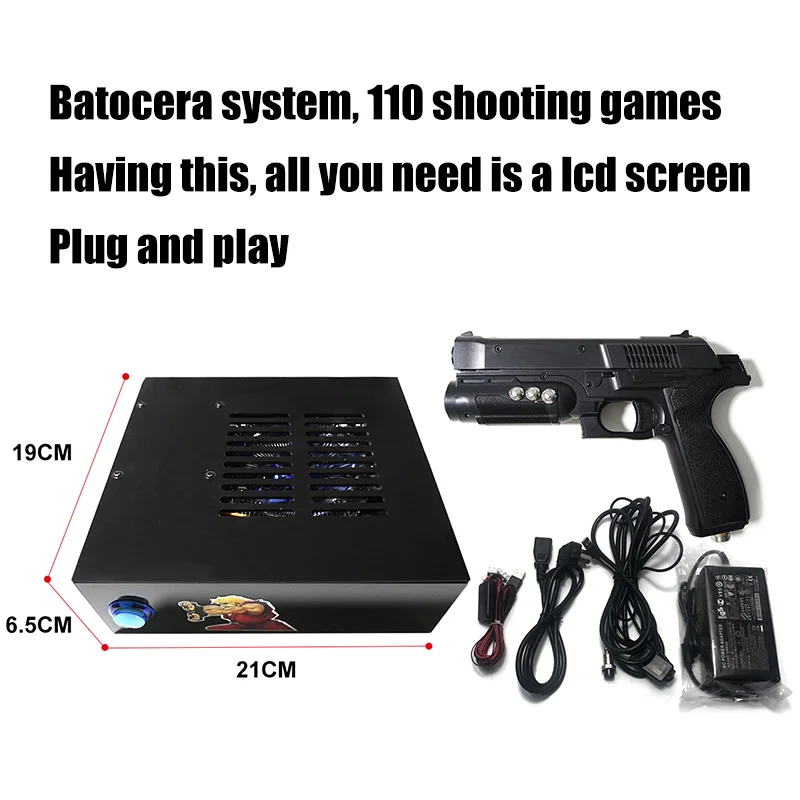 4 Led Sensors Usb Light Gun Time Of Crisis 4 Light Gun With Mini Pc