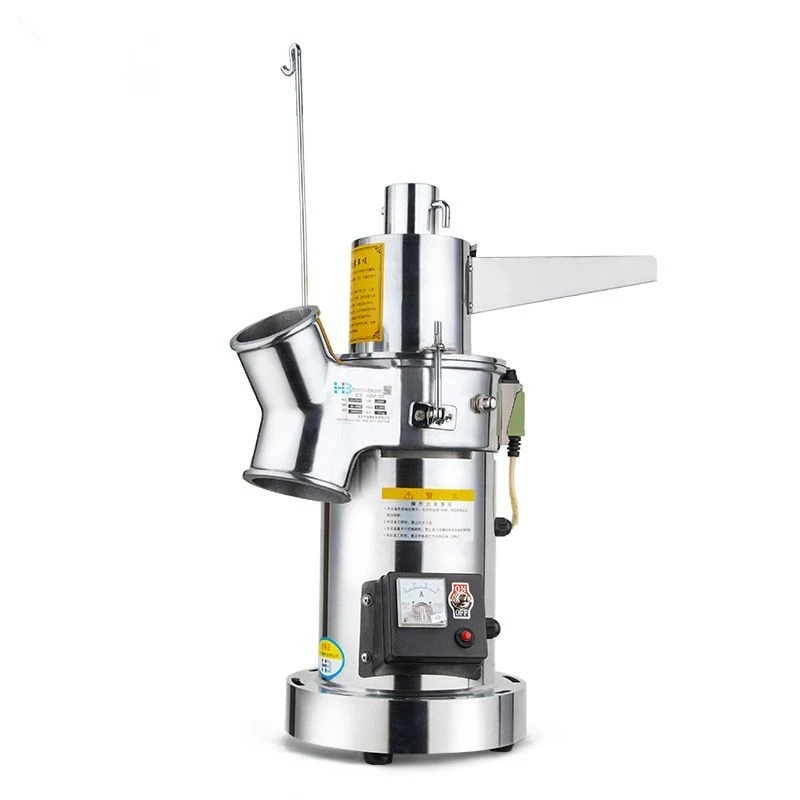 Continuous-Flow Herb & Spice Grinder - Commercial Grade Compact Milling Machine for Home Grain Product Manufacturing Machine