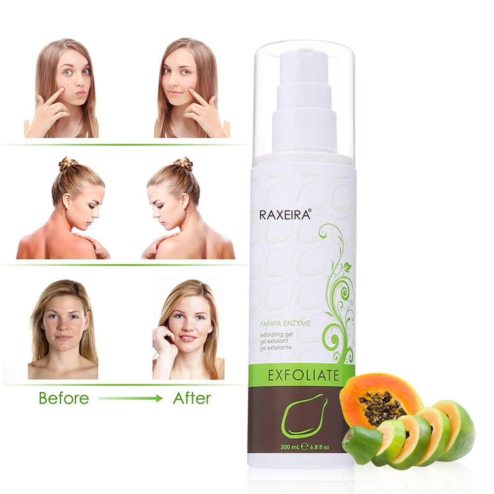 Private Label Natural Smoothing Papaya Enzyme Exfoliating Gel Buy
