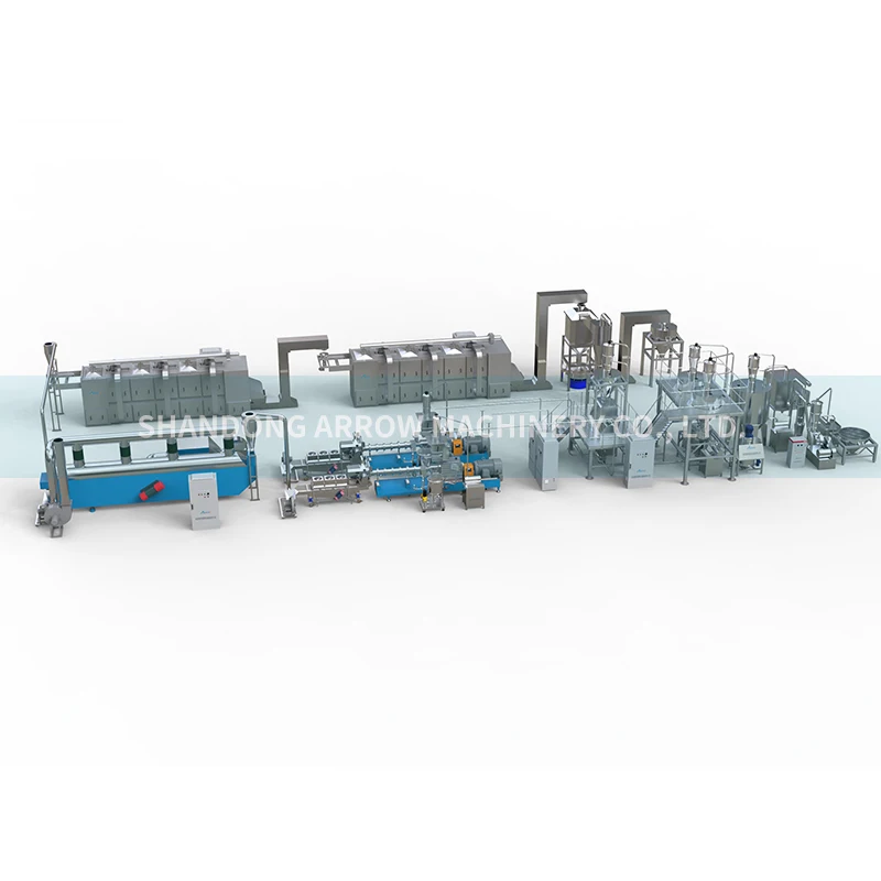 Fully Automatic Artificial Rice Couscous Extruder Processing Production Line Making Machine