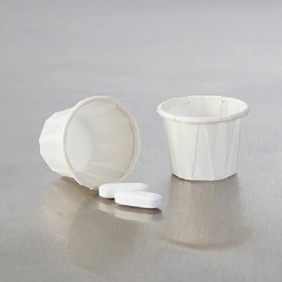 Custom Sized High Quality Disposable Biodegradable Paper Cup for Snack Souffle Medicine Sauce