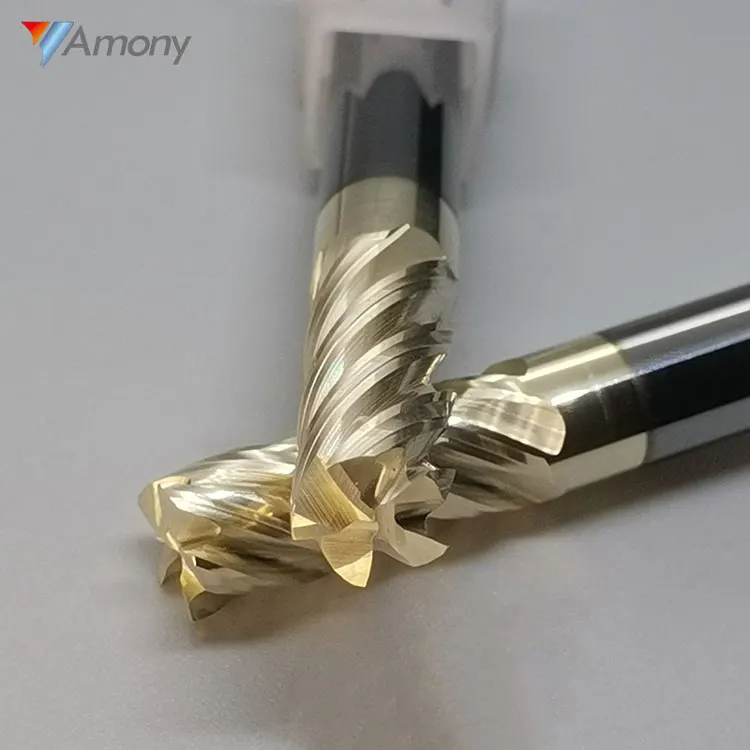 Milling Cutter Factory Solid Carbide End Mill Coating 5 Flutes For