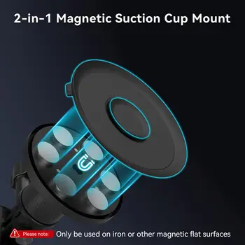SMALLRIG Magnetic Mount for Gopro with Suction Cup 2 in 1 Outside for Gopro for Insta360 and Phone 4466 detail image