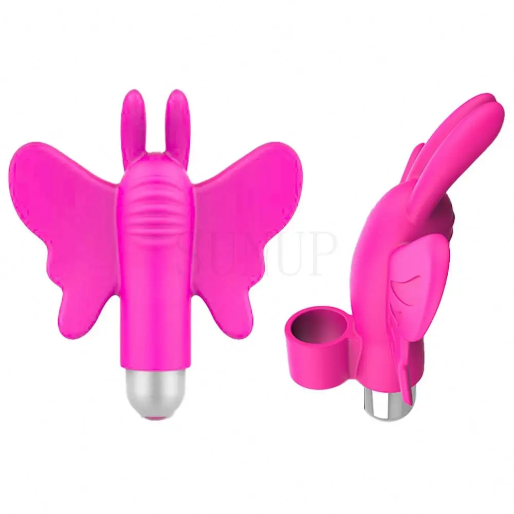 Factory G Spot Stimulate Clitoris butterfly Finger Glove Sex Products Female Adult Toys Vibrator