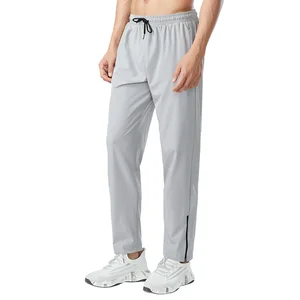 Men's Quick-Drying Lightweight Sweatpants Breathable Running Sport Pants Flat Thin Woven Design Wholesale Clothing Manufactory