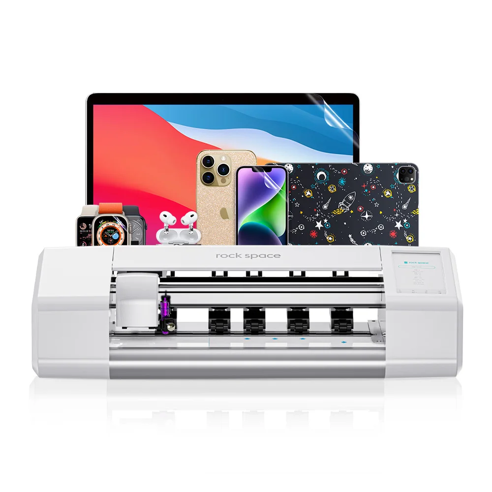 Rock Space Screen Protector Cutting Machines Mobile Screen Protector Cutting Machine