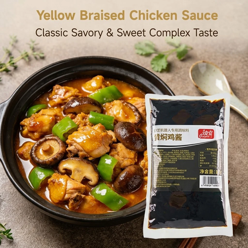 Jiahaofood, Essenza di pollo saltata con aroma ricco e speziato, classico equilibrio salato-dolce, profilo multistrato, anice stellato, cannella, aglio