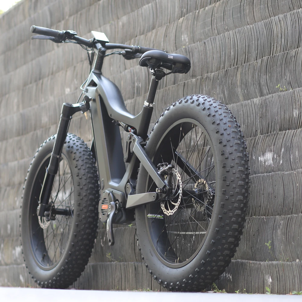 Joyebikes Electric Bike Fat Tire Ebike with Carbon Fiber