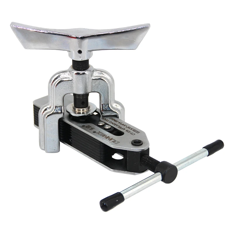 Refrigeration Copper Tube Cutter Flaring Tools Ratchet Wrench Double Single Pipe Flaring Tool Kit Set for Expanding Tube