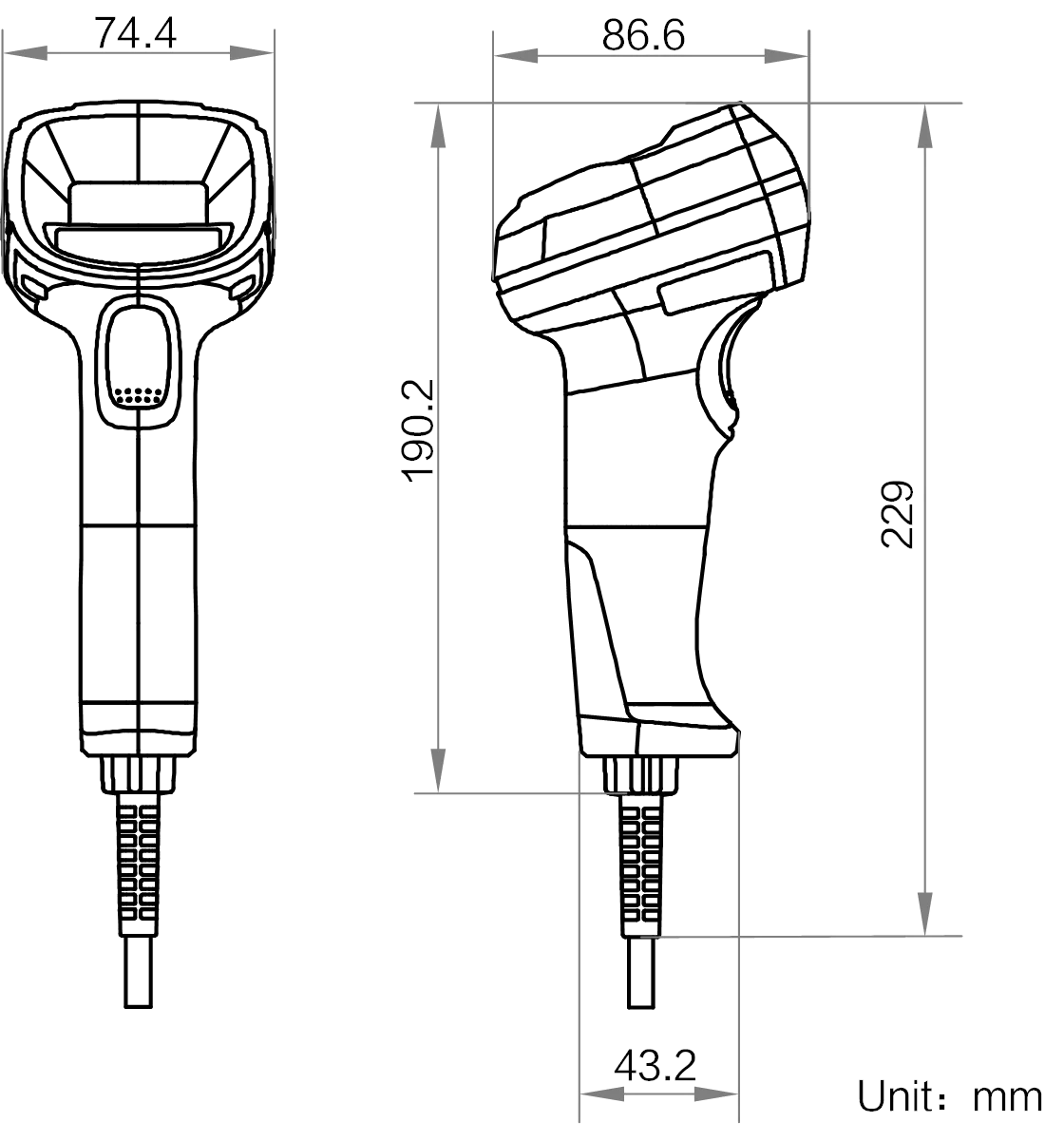 HIKROBOT MV-IDH3013-05S/05N-R1U USB Code Reader for Machine Vision
